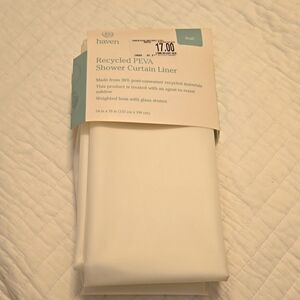 Haven shower curtain liner - stall size